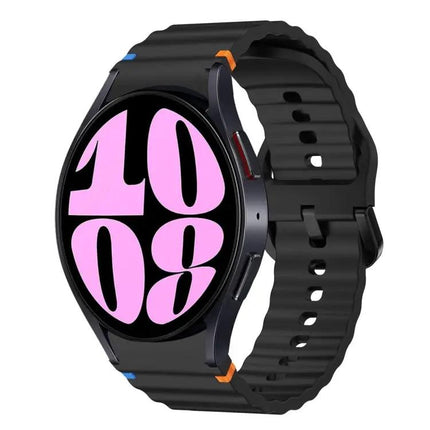 Wave Pattern Silicone Band For Samsung Galaxy Watch 40/44mm