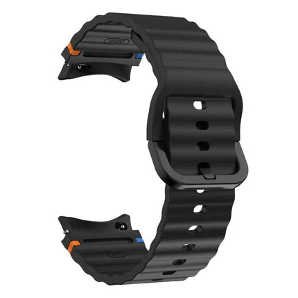 Wave Pattern Silicone Band For Samsung Galaxy Watch 40/44mm