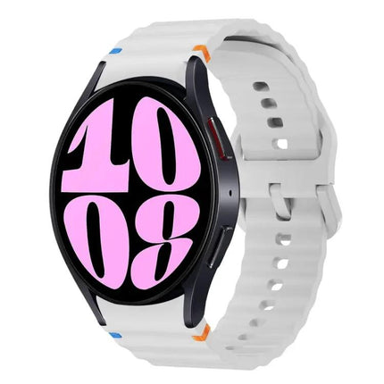 Wave Pattern Silicone Band For Samsung Galaxy Watch 40/44mm