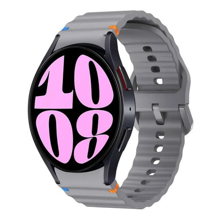 Wave Pattern Silicone Band For Samsung Galaxy Watch 40/44mm
