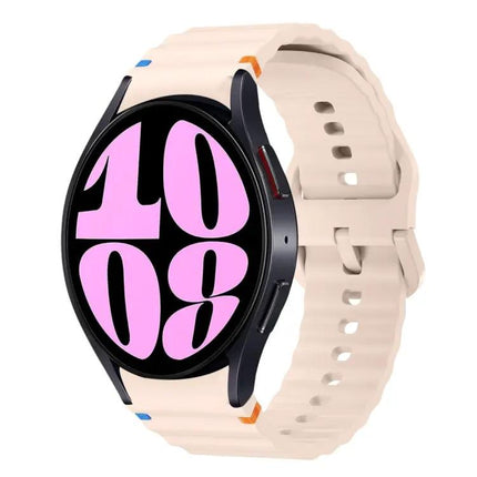 Wave Pattern Silicone Band For Samsung Galaxy Watch 40/44mm