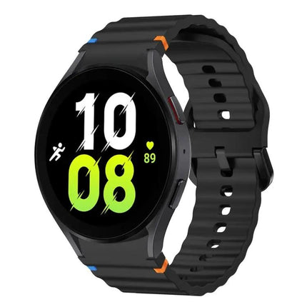 Wave Pattern Silicone Band For Samsung Galaxy Watch 40/44mm
