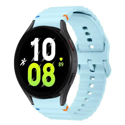 Wave Pattern Silicone Band For Samsung Galaxy Watch 40/44mm