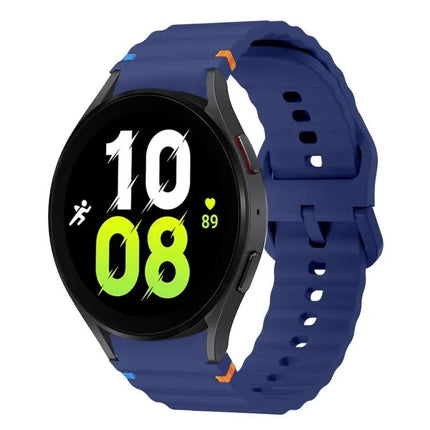 Wave Pattern Silicone Band For Samsung Galaxy Watch 40/44mm