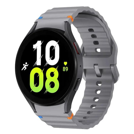 Wave Pattern Silicone Band For Samsung Galaxy Watch 40/44mm
