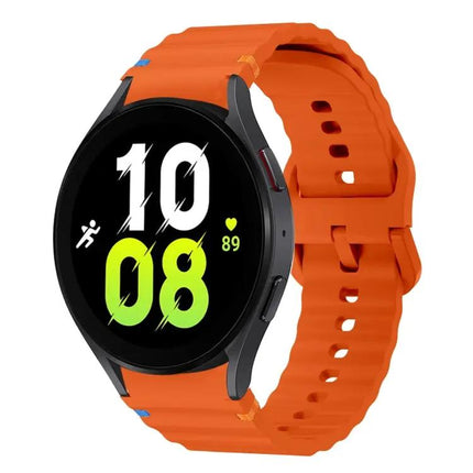 Wave Pattern Silicone Band For Samsung Galaxy Watch 40/44mm