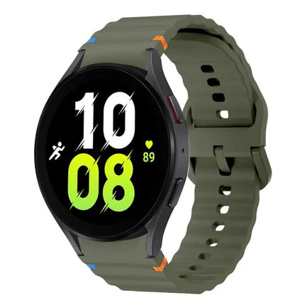 Wave Pattern Silicone Band For Samsung Galaxy Watch 40/44mm