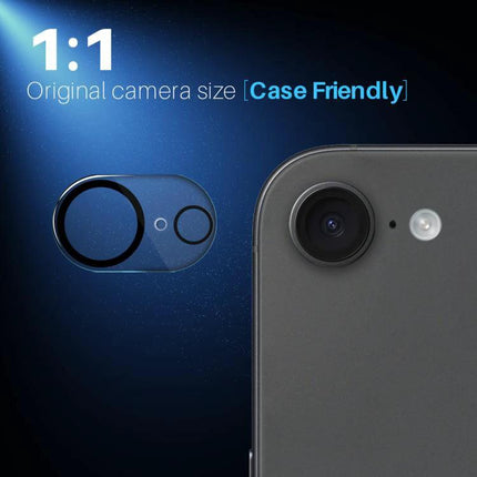Northjo iPhone Lens Protector For Everyday Use During Daily Adventures And Travel - 9H tempered glass, case friendly, original camera size shield