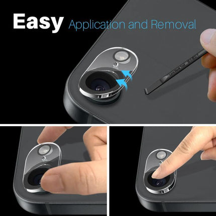 Northjo iPhone Lens Protector For Everyday Use During Daily Adventures And Travel - 9H tempered glass camera lens shield showing easy application and removal