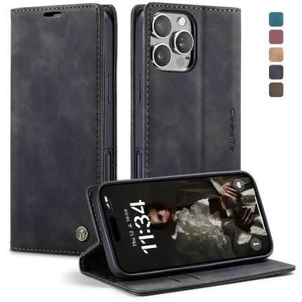 CaseMe Leather Phone Case For Daily Use And Travel, Slim Protective Cover That Fits Your Phone On The Go