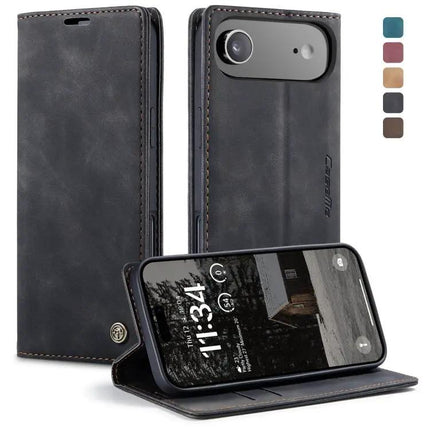 CaseMe Leather Flip Phone Case With Card Storage