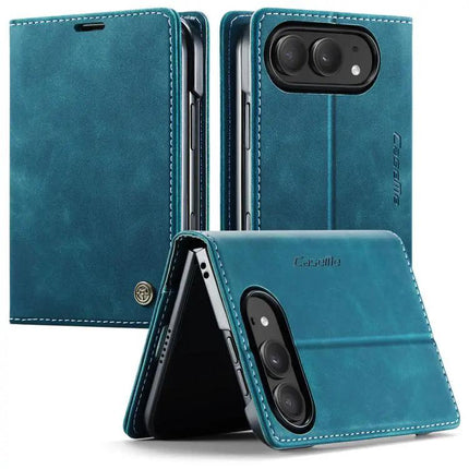 CaseMe Leather Flip Phone Case With Card Storage