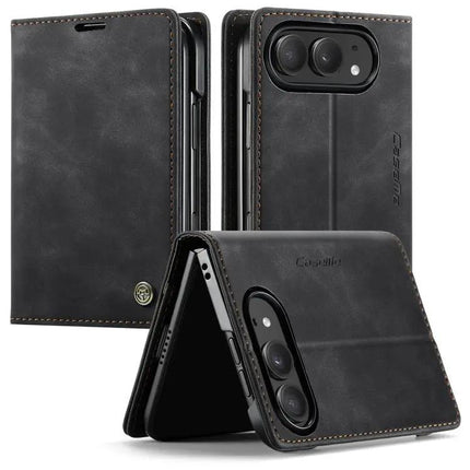 CaseMe Leather Flip Phone Case With Card Storage