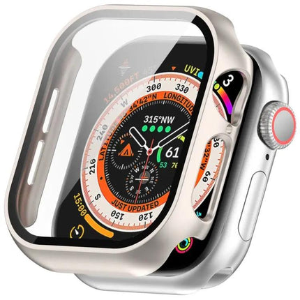 Tempered Glass PC Protective Case For Apple Watch 42/46mm