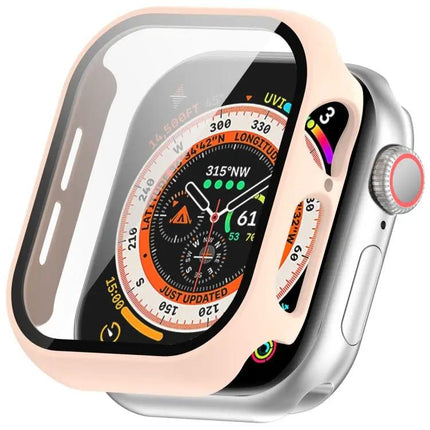 Tempered Glass PC Protective Case For Apple Watch 42/46mm
