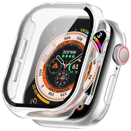 Tempered Glass PC Protective Case For Apple Watch 42/46mm