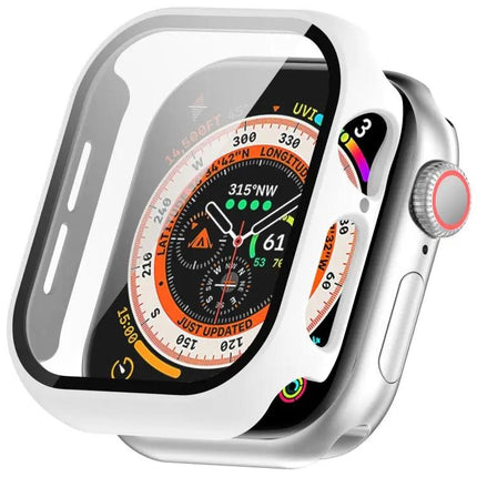 Tempered Glass PC Protective Case For Apple Watch 42/46mm