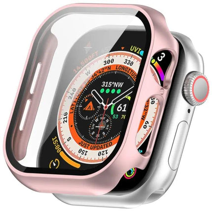 Tempered Glass PC Protective Case For Apple Watch 42/46mm