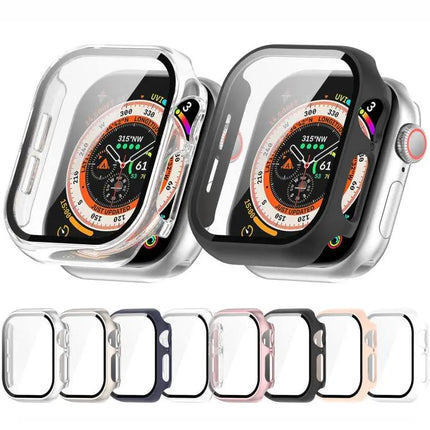 Tempered Glass PC Protective Case For Apple Watch 42/46mm