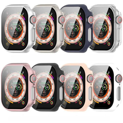 Tempered Glass PC Protective Case For Apple Watch 42/46mm