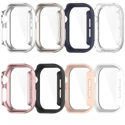 Tempered Glass PC Protective Case For Apple Watch 42/46mm