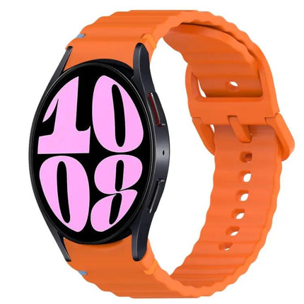Wavy Silicone Quick Release Band For Galaxy Watch 6 40/44mm
