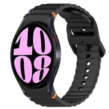 Wavy Silicone Quick Release Band For Galaxy Watch 6 40/44mm