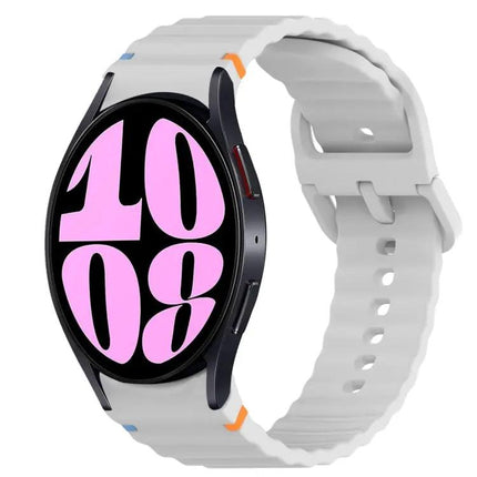 Wavy Silicone Quick Release Band For Galaxy Watch 6 40/44mm