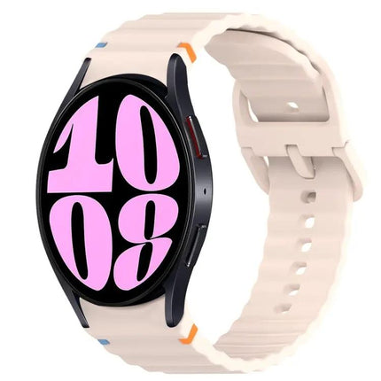 Wavy Silicone Quick Release Band For Galaxy Watch 6 40/44mm
