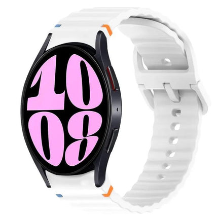 Wavy Silicone Quick Release Band For Galaxy Watch 6 40/44mm