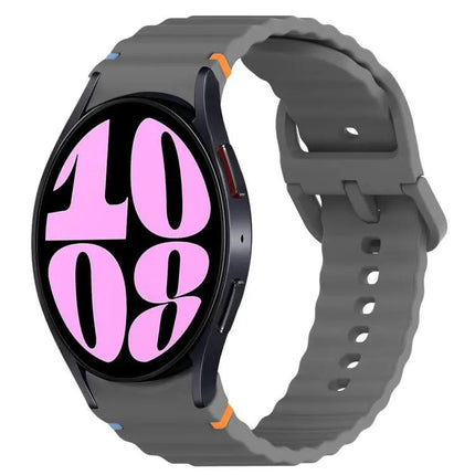 Wavy Silicone Quick Release Band For Galaxy Watch 6 40/44mm