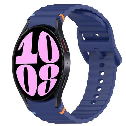 Wavy Silicone Quick Release Band For Galaxy Watch 6 40/44mm