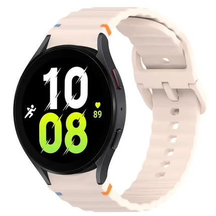 Samsung Galaxy Watch 5 44mm Wavy Silicone Band Quick Release
