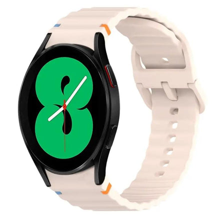 Silicone Quick Release Band Stitched Galaxy Watch4 40/44mm
