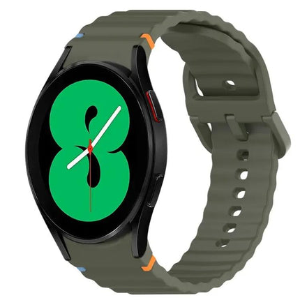 Silicone Quick Release Band Stitched Galaxy Watch4 40/44mm