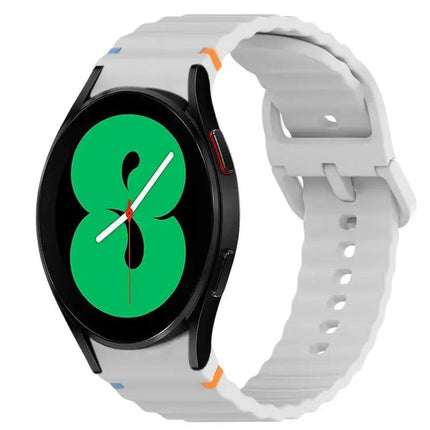 Silicone Quick Release Band Stitched Galaxy Watch4 40/44mm