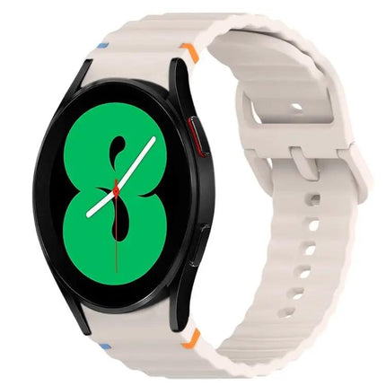 Silicone Quick Release Band Stitched Galaxy Watch4 40/44mm