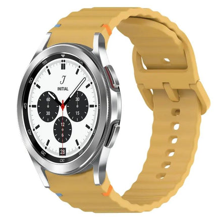 Wavy Silicone Quick Release Watch Band For Galaxy 42/46mm