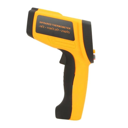 Infrared Thermometer for Everyday Surface Temperature Checks handheld yellow non-contact gun for grills engines and HVAC