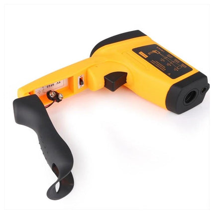 Infrared Thermometer for Everyday Surface Temperature Checks handheld yellow non-contact device for grills engines HVAC maintenance