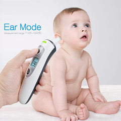 Digital Infrared Baby Thermometer with Ear and Forehead Measurement - RZ8810 IR Thermometer with LED Display and Fever Alarm