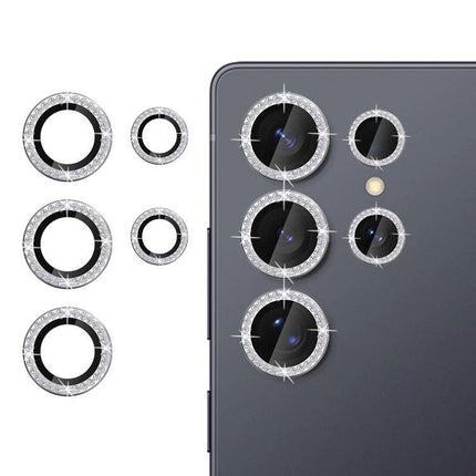 Kalebol Protective Lens Cover For Samsung Galaxy Camera Lenses Everyday Shield Protection crystal ring guards for multi-camera phone lenses, 9H tempered, scratch resistant