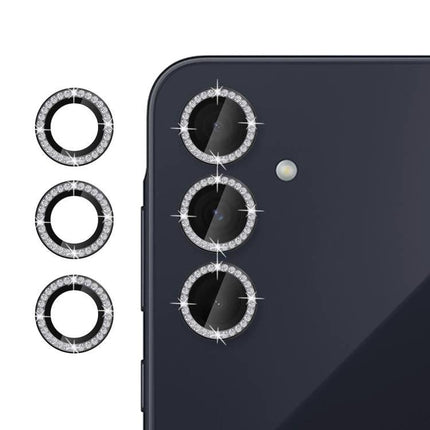 Kalebol Camera Lens Protector For Samsung Galaxy Tempered Glass clear rhinestone ring protecting camera lenses