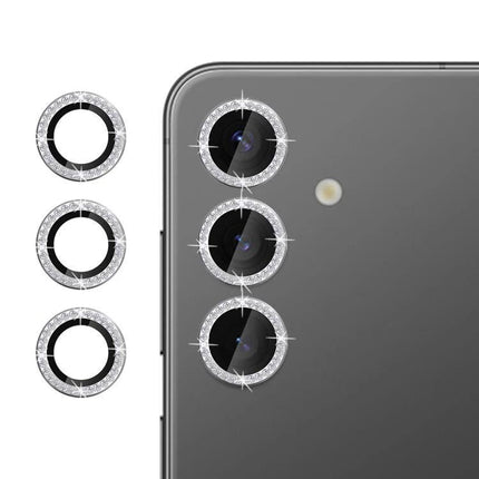Kalebol Camera Lens Protector For Samsung Galaxy Tempered Glass sparkling rhinestone camera ring protector on phone lenses