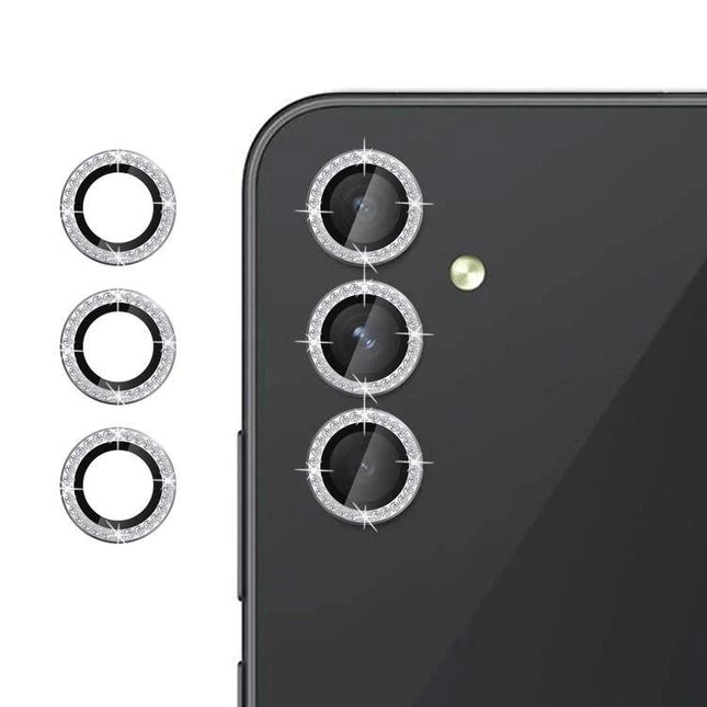 Kalebol Camera Lens Protector for Samsung Galaxy Smartphones - 9H tempered glass, full-edge hydrophobic oleophobic coating, scratch-resistant camera ring protector