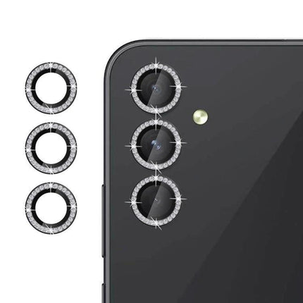 Kalebol Camera Lens Protector For Samsung Galaxy Tempered Glass clear diamond ring camera lens guards protecting lenses and preserving image clarity
