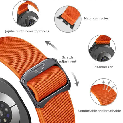 Nylon Elastic Watch Band 200mm For Galaxy Watch 9/8