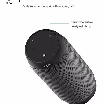 Portable Bluetooth Speaker With LED Ambient Light For Home compact BQ615 PRO with FM radio NFC TF card and LED ambient light