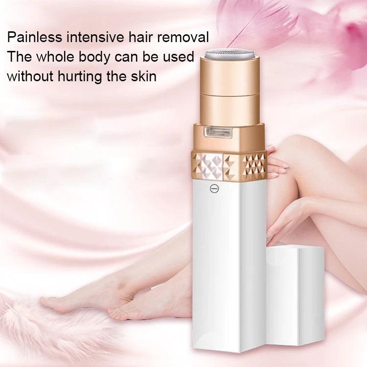 K-SKIN KD505 Compact Electric Epilator for Painless Facial and Body Hair Removal with Skin-Friendly 3D Floating Blades