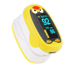 Rechargeable Pediatric Finger Pulse Oximeter for Kids - Neonatal Blood Oxygen Monitor with USB Charging